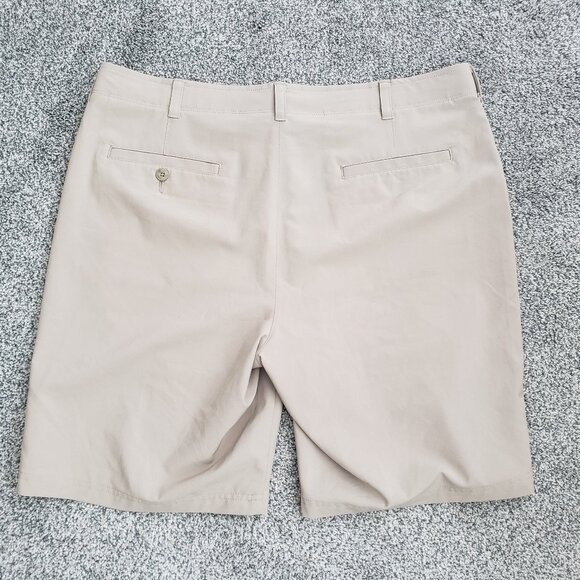 Ben Hogan 38 Khaki Flat Front Golf Tech Performance Shorts - Picture 2 of 7